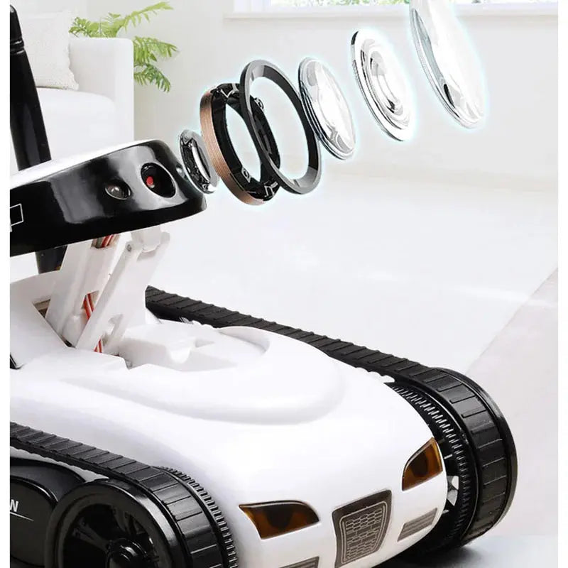 RC Camera Tank FPV WIFI Real-time Quality Mini RC Car HD Camera Video Remote Control Robot Car Intelligent APP Wireless Toys.
