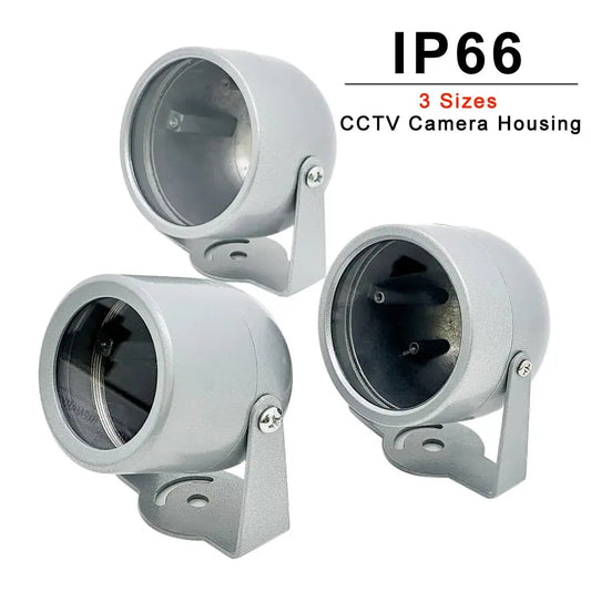 IP66 DIY CCTV Camera Waterproof Metal Housing Cover With Water-proof Ring, 3 Sizes Camera Housing Cover.