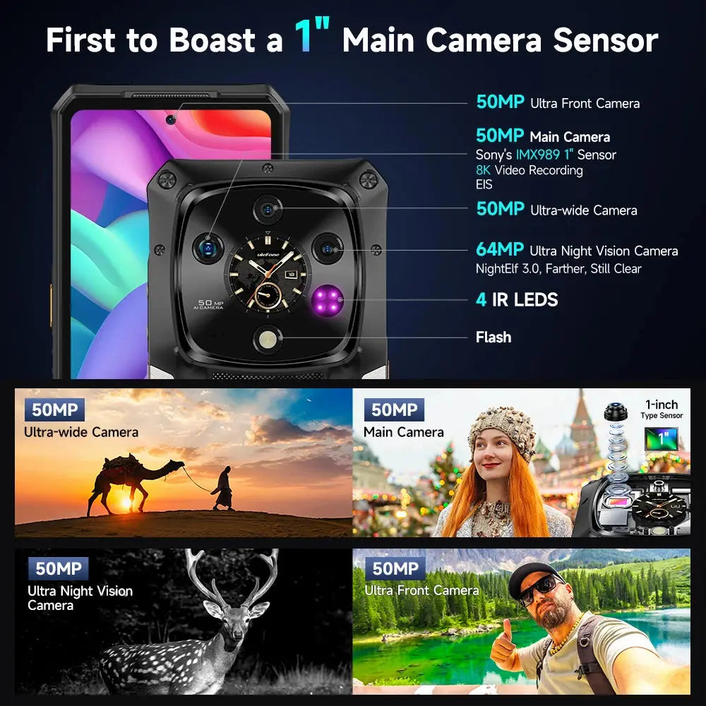 Ulefone Armor 28 Pro 5G AI Rugged Phone 512GB ROM Smartphone 120W MTK Dimensity 7300  10600mAh 6.67”AMOLED 64MP Mobile phone Tarot Yeah