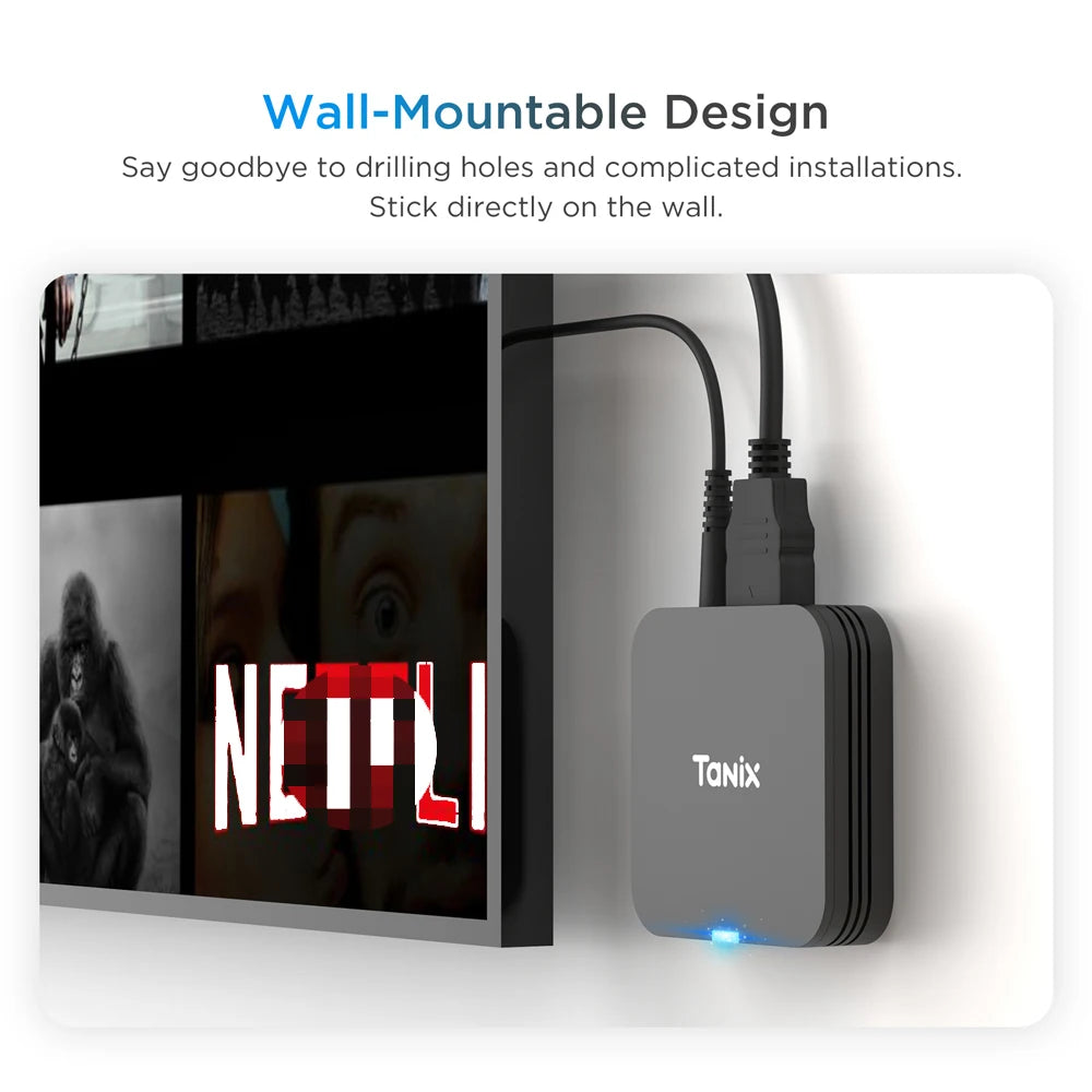 TANIX TX1 Android 10.0 Allwinner H313 Quad Core 4K HDR Mini Game TV Stick Wifi 1G 8G 2G 16G Smart TV Box Media Player