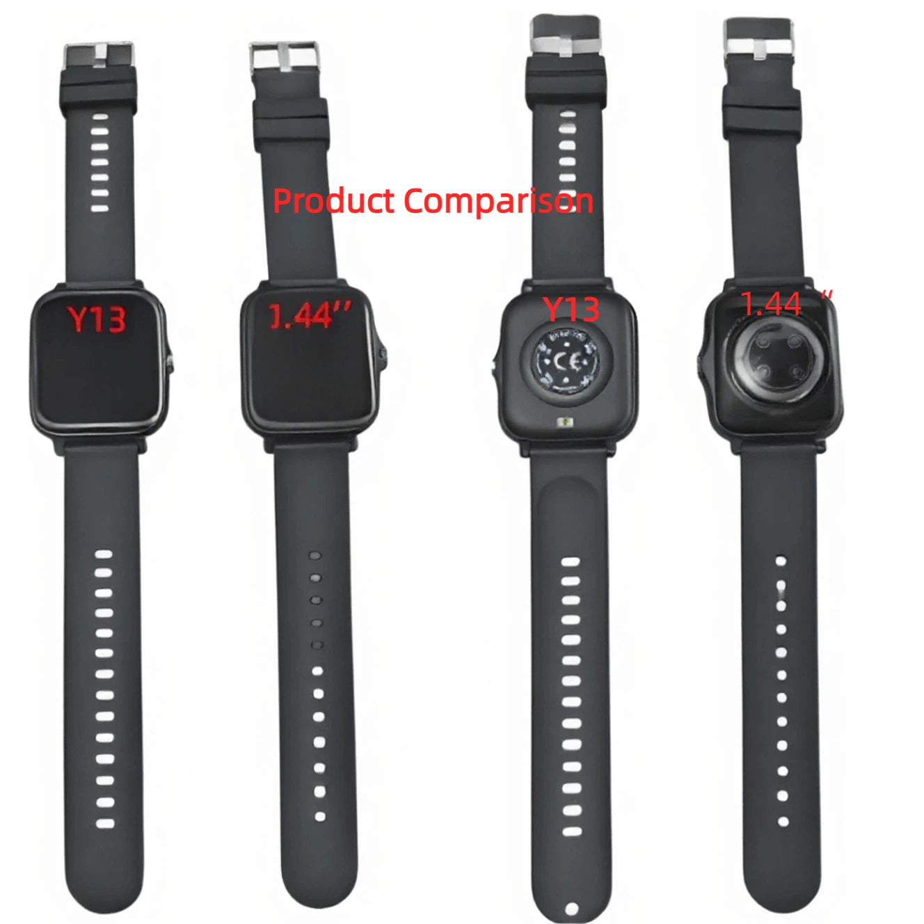 PHONEPACE Y13 Smart Watch with Call Function Fitness Tracker Heart Rate Monitor Alarm Clock for Outdoor Sports Monitoring
